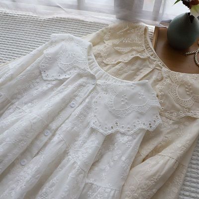 比正2025春季新韩系娃娃领甜美