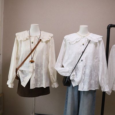 比正2026早春新款韩版娃娃领爱心