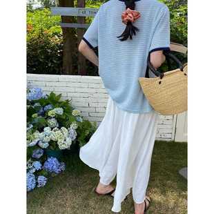 强明女装 ZY1845 褶皱垂感松紧腰宽松休闲裙裤 2025垂顺空气感