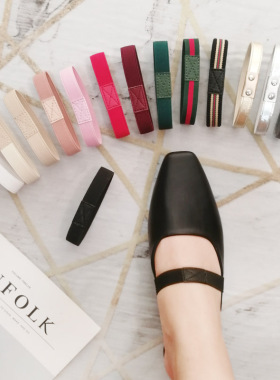 束鞋带女高跟鞋鞋带皮鞋防掉跟固定带松紧带懒人免安装不跟脚神器