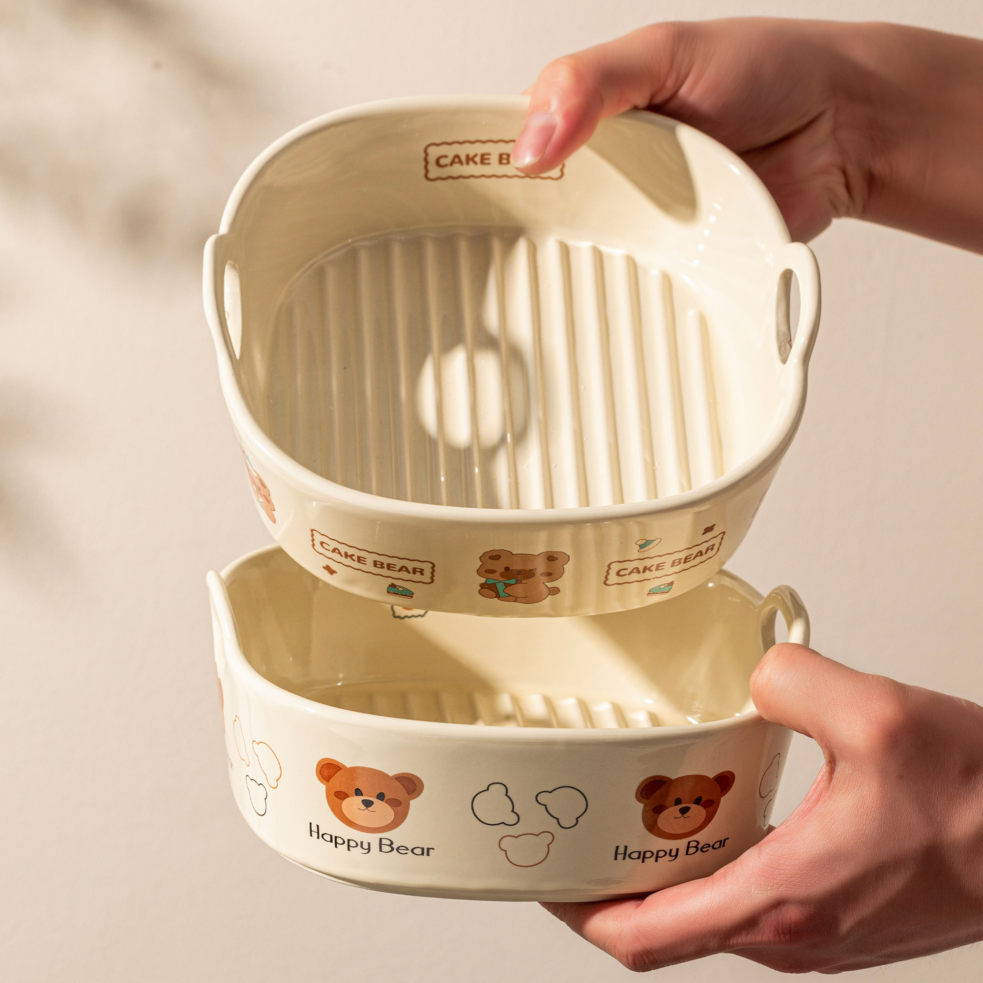 空气炸锅专用碗微波炉烤箱烘焙烤碗陶瓷烤盘耐高温双耳焗饭烤碗,餐饮具,碗,淘宝优惠券,粉丝福利购,淘宝优惠卷