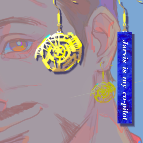 BARF | 贾尼饰品组复刻 闪闪发光的贾球 耳饰/choker 漫威同人
