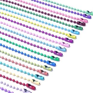 马卡龙钥匙扣圈环小链条细小挂链咕卡链条手工挂件吊牌挂饰品耐用