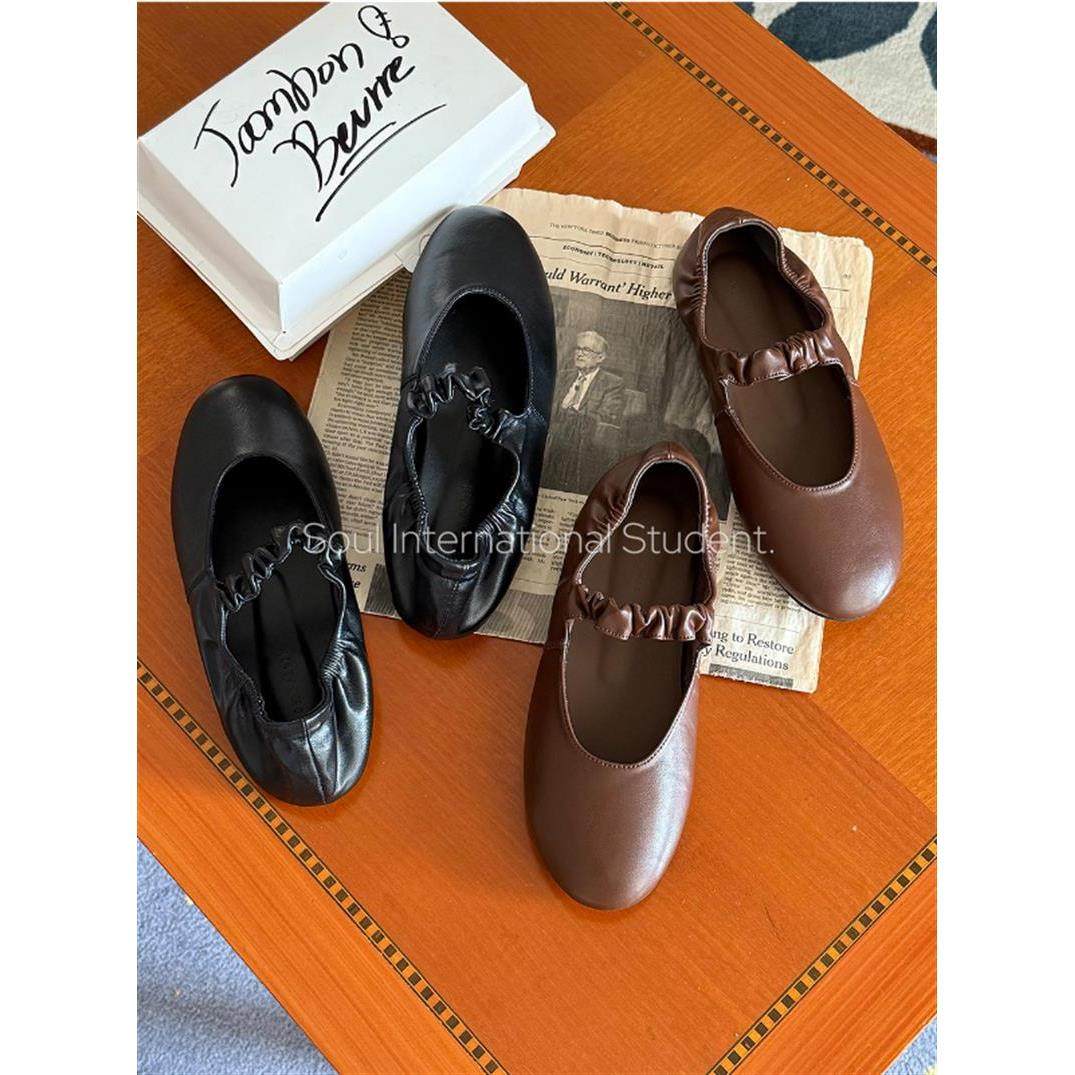 复古芭蕾玛丽珍鞋女灰姑娘平底褶皱一字松紧带单鞋舒适奶奶鞋,女鞋,玛丽珍鞋,淘宝优惠券,粉丝福利购,淘宝优惠卷