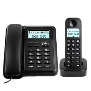 飞利浦远距离无绳电话机家用无线子母电话机一拖一商务办公座机