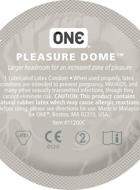 美国进口ONE PLeasure DOME快感安全套单片前段大头造型刺激女性
