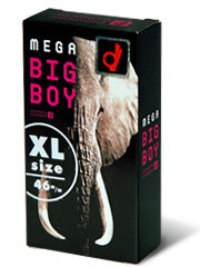 日本造冈本Mega Big Boy特大号安全套避孕套12片直径46mm阔度72mm