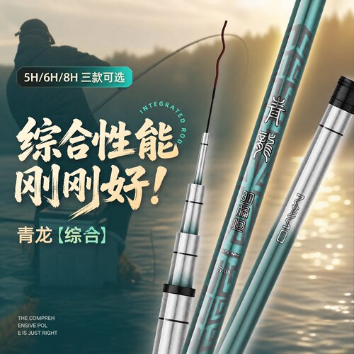 碳素逆丝钓鱼竿手竿超轻超硬19调综合钓鱼竿28调台钓竿长节杆套装