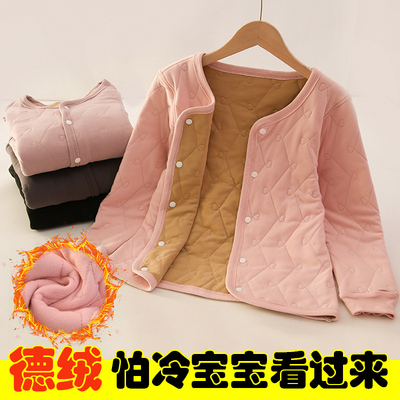 男女童加厚夹棉冬季棉服抗寒保暖