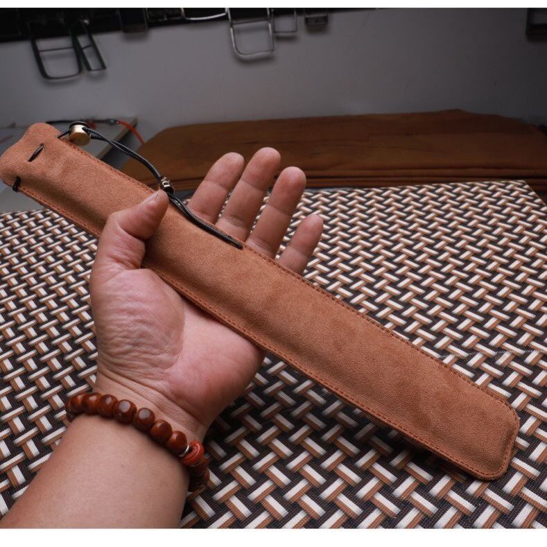 宣纸折扇扇套中国风扇子保护套轻盈便携美观素雅礼品扇套牛皮材质