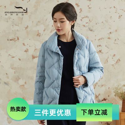 气质保暖舒适休闲短款羽绒服