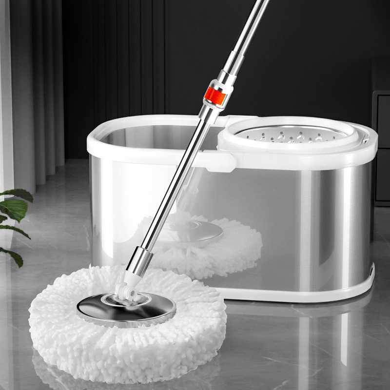 不锈钢旋转拖把免手洗家用甩干懒人拖地把头拖把杆通用墩布桶拖布,家庭/个人清洁工具,旋转拖把,淘宝优惠券,粉丝福利购,淘宝优惠卷