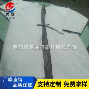 高温作业阻燃隔热轻便半大型石棉衣交易石棉反穿衣石棉大襟