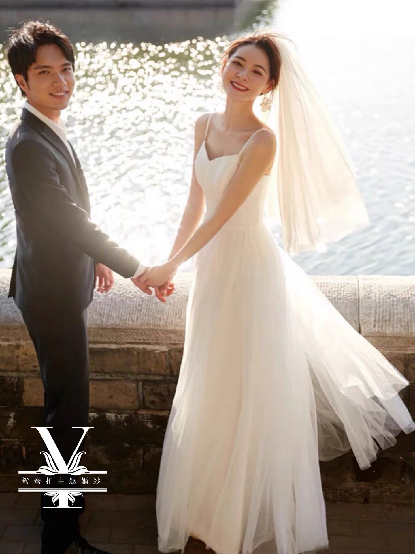 旅拍轻婚纱2022新款新娘气质韩版轻便出门纱简约森系超仙迎宾礼服