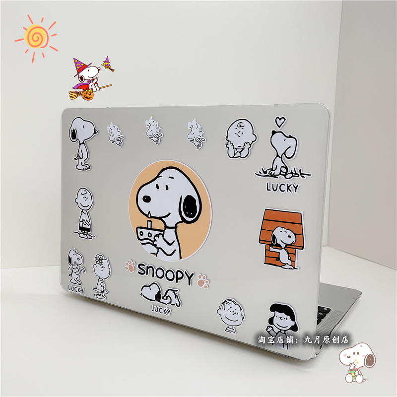 卡通史努比适用macbook保护壳