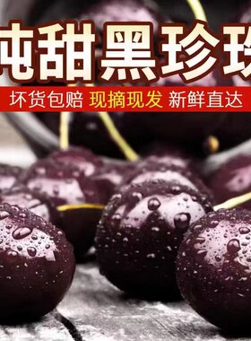 3斤天水套袋黑珍珠大樱桃