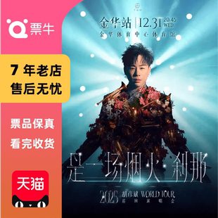 2025「是一场烟火·刹那」巡回演唱会门票 胡彦斌 金华