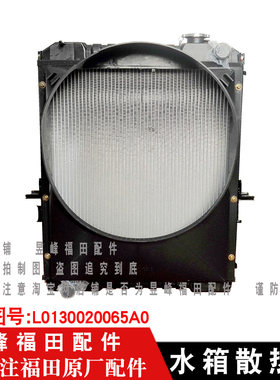 适配福田康瑞H1 H2 H3 奥铃CTX 捷运 欧马可3 祥锐捷顺水箱散热器
