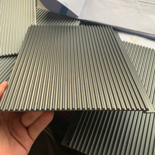 门头波浪板 工厂铝单板美的欧派连锁店波纹板幕墙铝材凹凸长城板