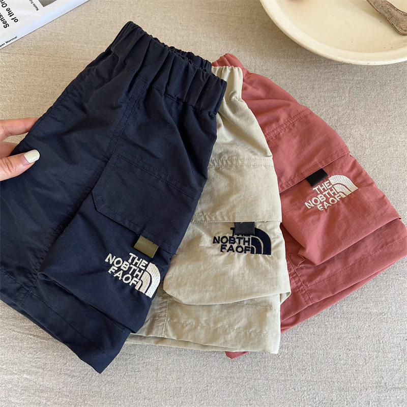 儿童工装短裤韩版夏季款男童潮牌中裤字母宝宝大口袋五分裤女薄款,女装/女士精品,短裤,淘宝优惠券,粉丝福利购,淘宝优惠卷