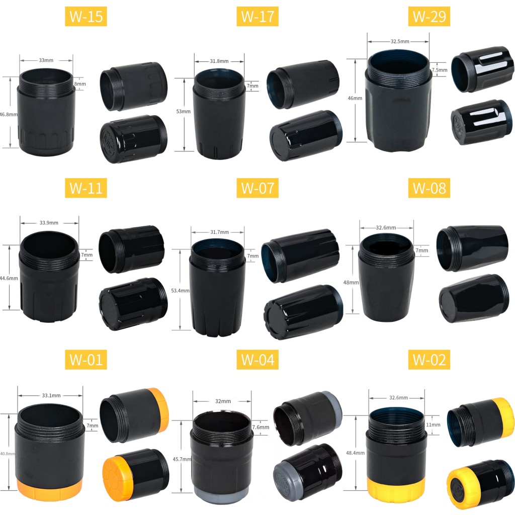 KTV无线话筒塑料尾盖MIC通用后盖BBS尾堵威达拜尔麦克风TIT下管盖