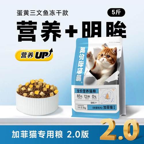 威尔逊馋嘴 加菲猫猫粮 全阶段专用猫粮天然粮猫粮猫咪主粮 卵磷