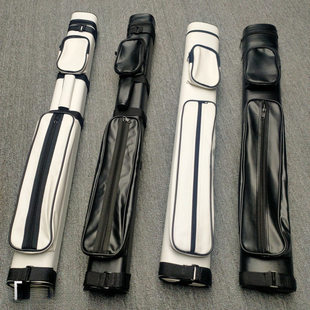 台球杆五孔杆筒四孔杆包分体大头杆包1/2美式杆桶PU皮带肩带可背