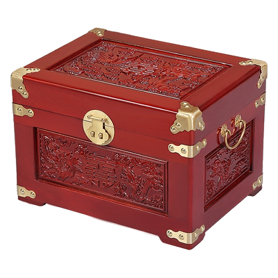香樟木箱子婚嫁箱陪嫁字画箱仿古