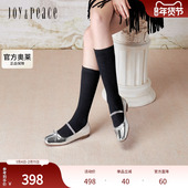 蝴蝶结水钻一字带芭蕾舞鞋 真美诗少女特调2024秋季 新款 女51035CQ4