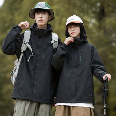 冲锋衣三合一女款可拆内胆防风防水外套户外保暖登山服户外登山