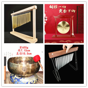 健康采耳道具设备20音风铃响铃编钟大铃铛连指手链古典工艺品摆件