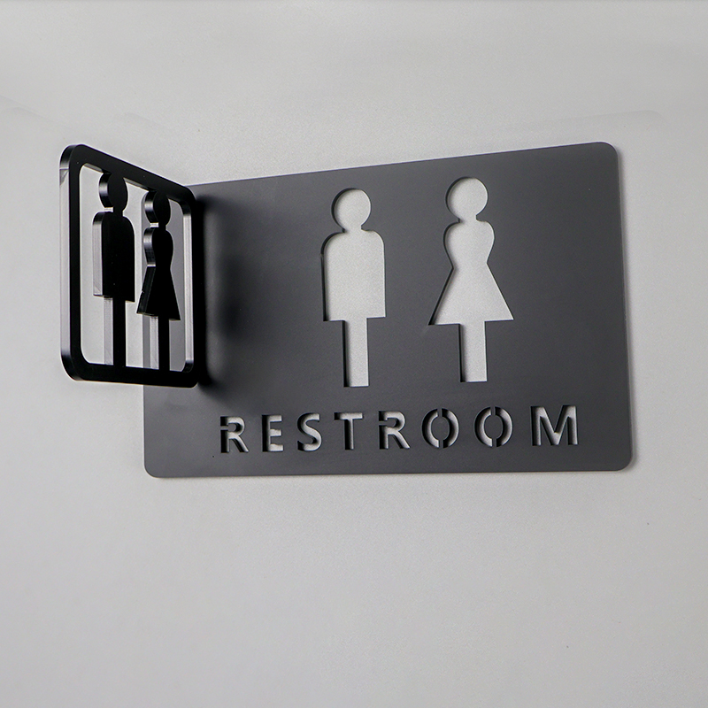 男女标志牌WC厕创意洗手间门牌