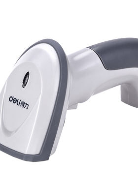 得力14882一维红光有线无线扫描枪快递单条码巴枪屏幕码枪扫码器  扫描快速 反应灵敏 无线&有线两款