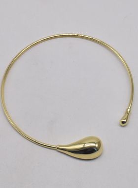 时尚合金女式水滴项圈