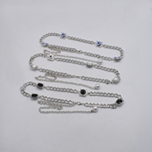 时尚 饰百搭 简约高级感腰链配饰女水钻珍珠金属链条腰带潮流气质装