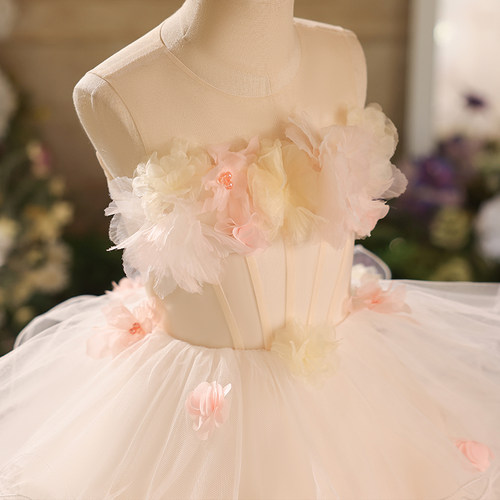 儿童礼服女童公主裙高端轻奢小众