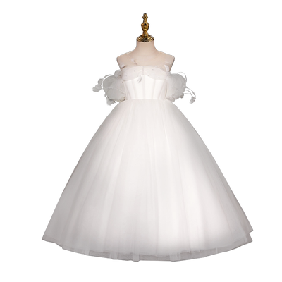 小女孩钢琴演奏礼服公主裙演出服