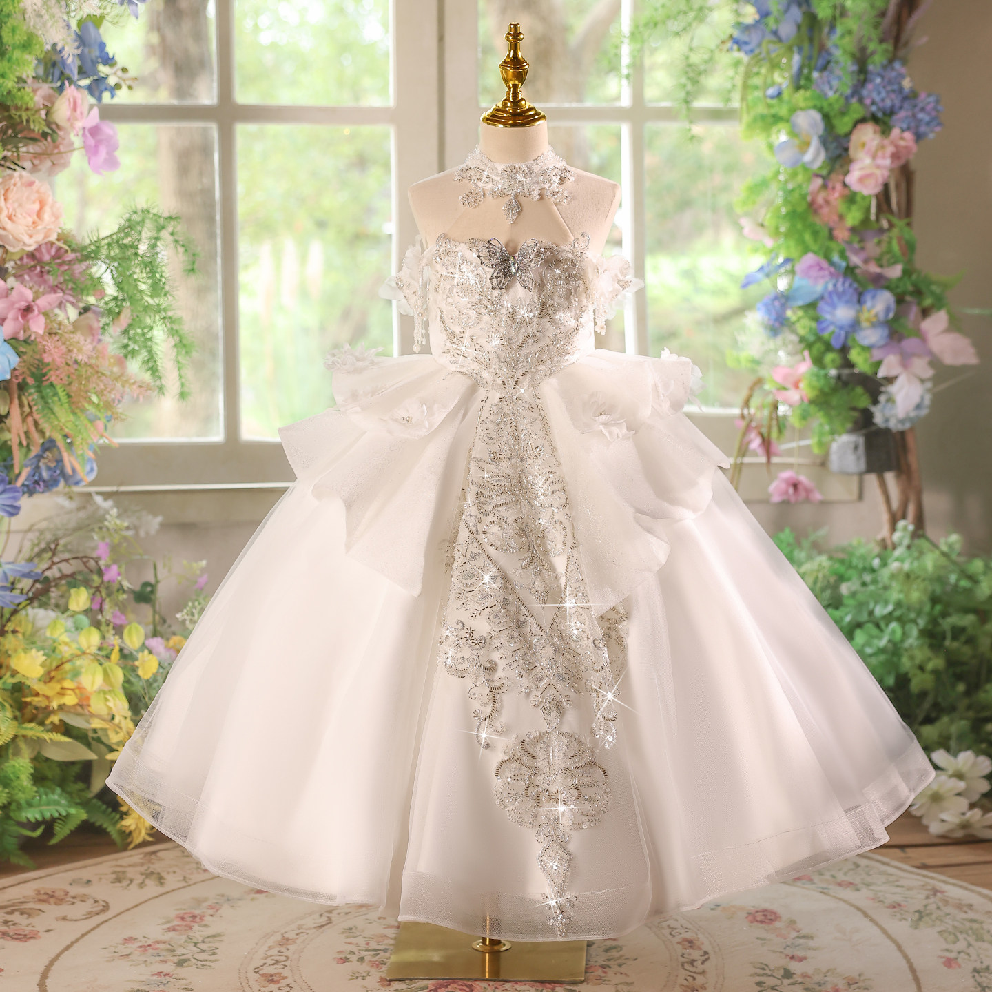 银蔓琦女童礼服2025儿童高端生日公主裙蓬蓬婚纱钢琴小主持演出服,童装/婴儿装/亲子装,儿童礼服,淘宝优惠券,粉丝福利购,淘宝优惠卷