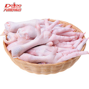 鸡爪生冷冻 批发整箱有骨新鲜4斤大号鸡脚生鲜商用非无骨长凤爪