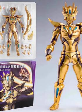 闪耀赛罗黄金赛罗特利迦SHF玩具儿童男孩关节可动手办超人偶