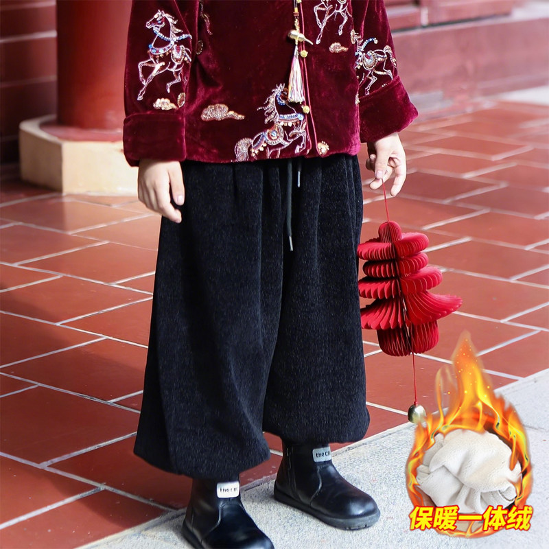男童裤子冬款2025新款灯笼裤冬季中大儿童冬装休闲儿童加绒哈伦裤,童装/婴儿装/亲子装,裤子,淘宝优惠券,粉丝福利购,淘宝优惠卷