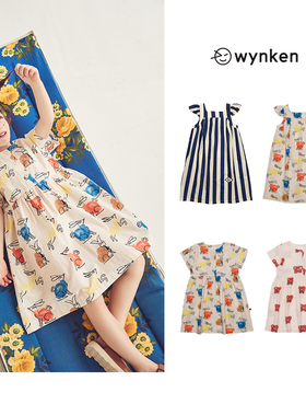 555【77MODE 】wynken SS22春夏新款儿童连衣裙 夏季新品连衣裙
