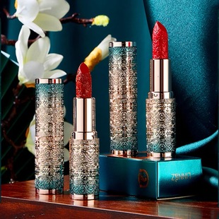 正品大牌雕花口红小样女不掉色不沾杯哑光丝绒学生款平价显白唇膏