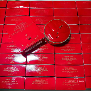 粉皮革气垫红色情人节限量版B10正装有盒一壳一芯