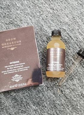 英国grow gorgeous增发精华60ml gg加强版精华液 头皮护理液