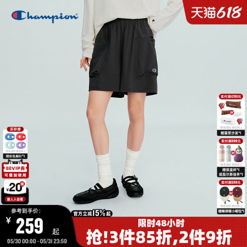 Champion休闲工装风短裤女款
