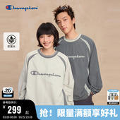 新款 Champion冠军圆领卫衣男25秋季 情侣宽松女 防泼水 丁禹兮同款