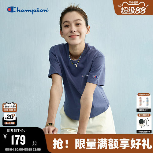 Champion冠军短袖纯棉女