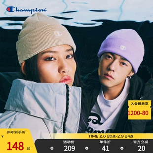 Basic Logo 新款 Beanie Champion冠军C 针织帽年春季 毛线帽男女