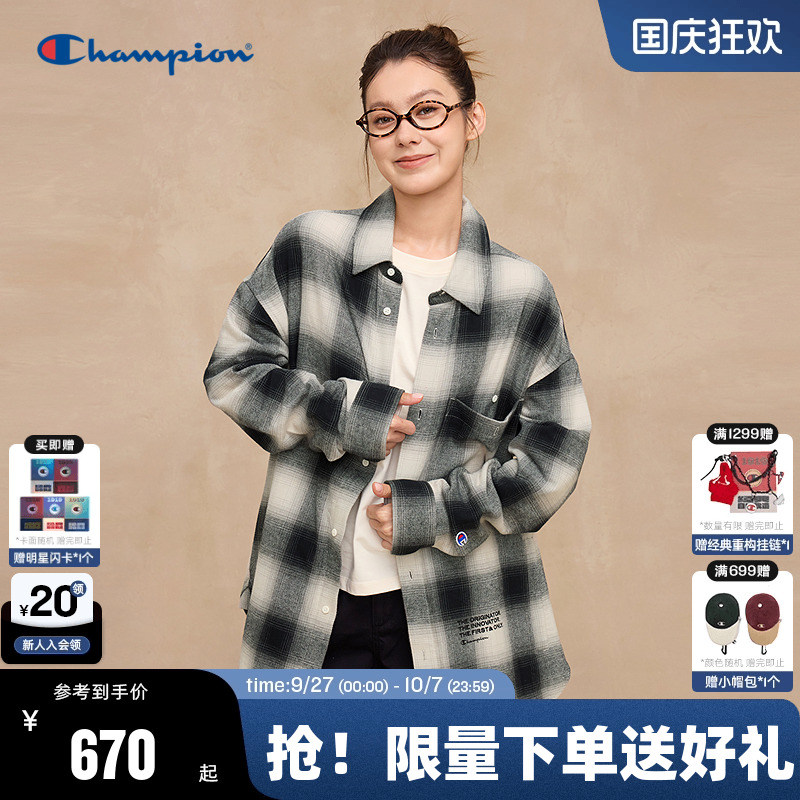 Champion冠军衬衫情侣款